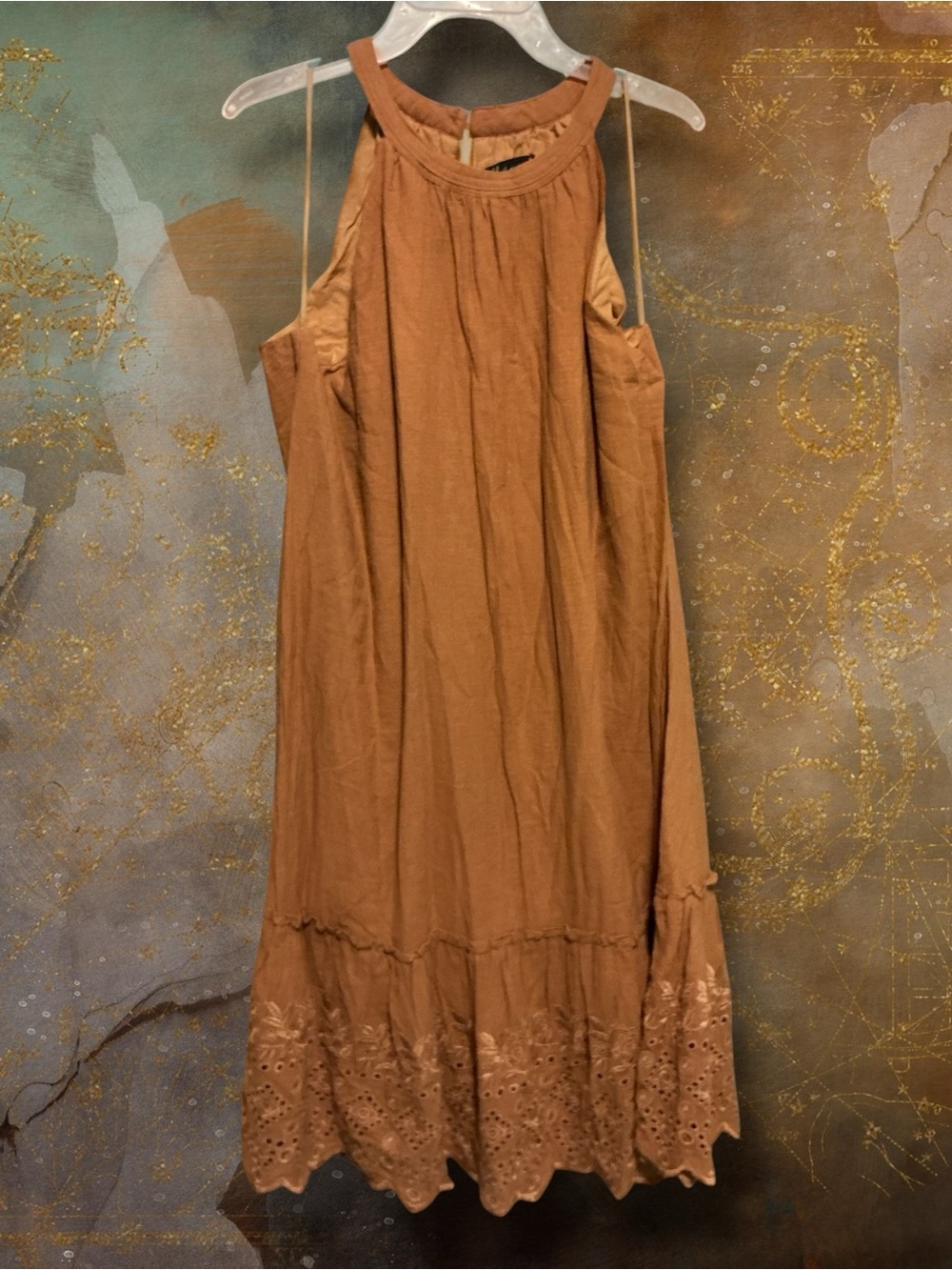 🌼Wishlist Apparel Sleeveless Midi Dress in Mustard